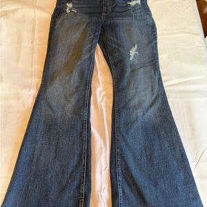 Edgely Women’s High-Rise Flair Jeans Size 12 Short | Stretch Denim, used